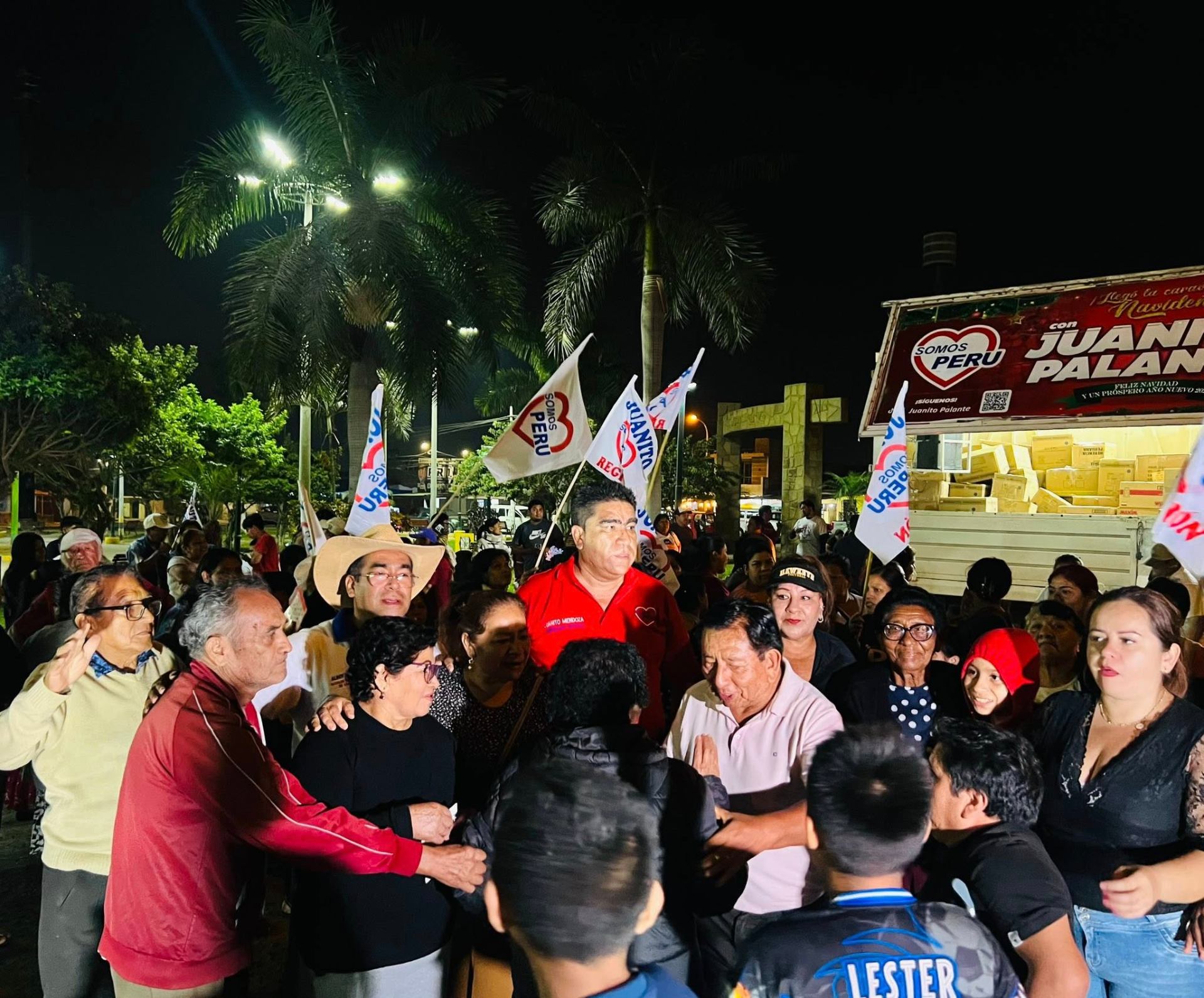 Caravana navideña con vecinos de Chincha